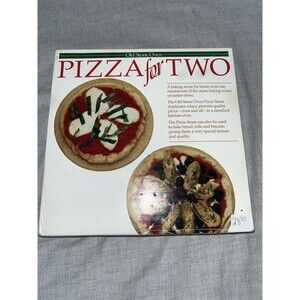 Old Stone Oven 'Pizza for Two' TWO (2) 8.5" diameter Round Baking Stones Vintage